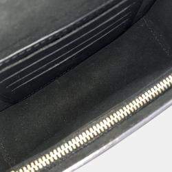 Pre Owned Louis Vuitton Brown Canvas Dauphine Chain Wallet