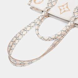 Pre Owned Louis Vuitton Cream PVC On the Go MM