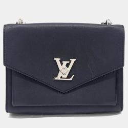 Pre Owned Louis Vuitton Black Leather My Lock Me BB