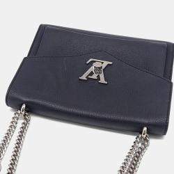 Pre Owned Louis Vuitton Black Leather My Lock Me BB