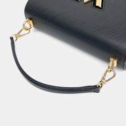 Pre Owned Louis Vuitton Black Leather Epi Twist MM