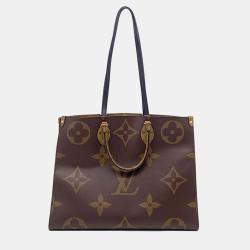 Pre Owned Louis Vuitton Brown Canvas Monogram On the Go GM