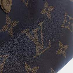 Pre Owned Louis Vuitton Brown Canvas Monogram On the Go GM