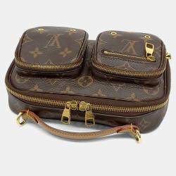 Pre Owned Louis Vuitton Brown Canvas Utility Crossbody Bag