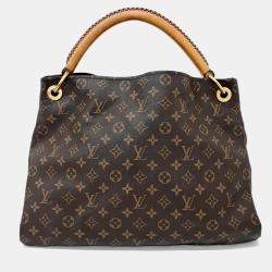 Pre Owned Louis Vuitton Brown Canvas Monogram Atchi MM