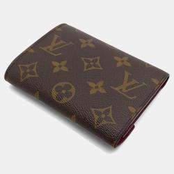 Pre Owned Louis Vuitton Brown Canvas Monogram Victorine Wallet