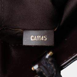 Pre Owned Louis Vuitton Purple Monogram Vernis Montaigne MM