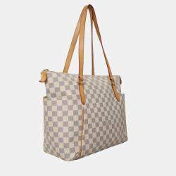 Pre Owned Louis Vuitton Damier Azur Totally MM Shoulder Bag