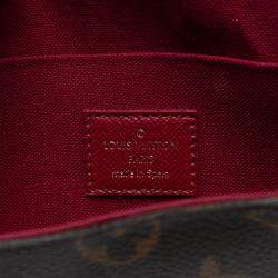 Pre Owned Louis Vuitton Brown Monogram Pochette Felicie