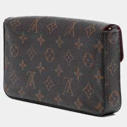 Pre Owned Louis Vuitton Brown Monogram Pochette Felicie