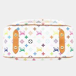 Pre Owned Louis Vuitton White Monogram Multicolore Rita