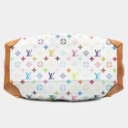 Pre Owned Louis Vuitton White Monogram Multicolore Ursula
