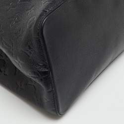 Pre Owned Louis Vuitton Black Monogram Empreinte Leather NeoNoe MM Bag