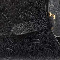 Pre Owned Louis Vuitton Black Monogram Empreinte Leather NeoNoe MM Bag