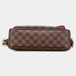 Pre Owned Louis Vuitton Brown Damier Ebene Ravello GM