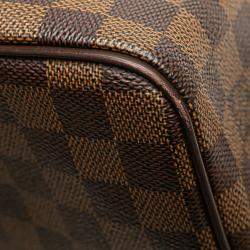 Pre Owned Louis Vuitton Brown Damier Ebene Ravello GM