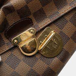 Pre Owned Louis Vuitton Brown Damier Ebene Ravello GM