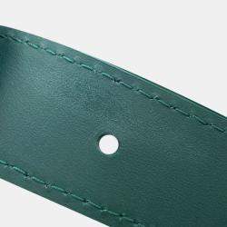 Pre Owned Louis Vuitton Green Monogram Heritage Bosphore Wearable Wallet