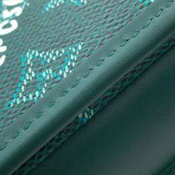 Pre Owned Louis Vuitton Green Monogram Heritage Bosphore Wearable Wallet