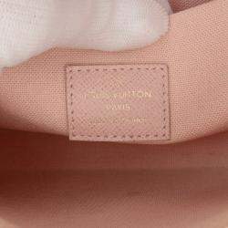 Pre Owned Louis Vuitton White Damier Azur Pochette Felicie