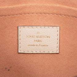 Pre Owned Louis Vuitton Beige Brown Bicolor Leather MyLockMe Chain BB