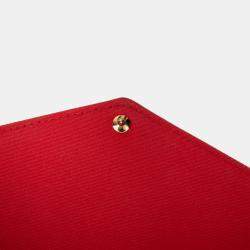 Pre Owned Louis Vuitton Red Monogram Vernis Pochette Felicie