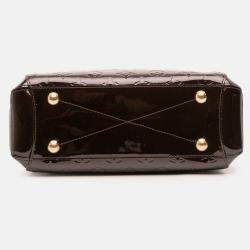 Pre Owned Louis Vuitton Purple Monogram Vernis Montaigne BB