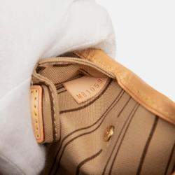 Pre Owned Louis Vuitton Brown Monogram Neverfull PM