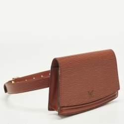 Pre Owned Louis Vuitton Cipango Gold Epi Leather Tilsitt Belt Bag