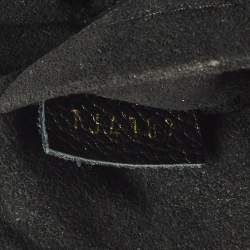 Pre Owned Louis Vuitton Black Monogram Empreinte Leather Saint Sulpice PM Bag