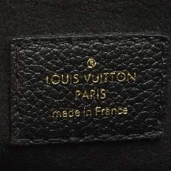 Pre Owned Louis Vuitton Black Monogram Empreinte Leather Saint Sulpice PM Bag