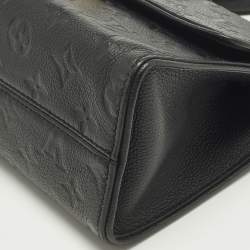 Pre Owned Louis Vuitton Black Monogram Empreinte Leather Saint Sulpice PM Bag