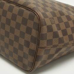 Pre Owned Louis Vuitton Damier Ebene Canvas Neverfull MM Bag