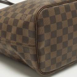 Pre Owned Louis Vuitton Damier Ebene Canvas Neverfull MM Bag