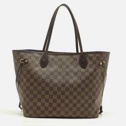 Pre Owned Louis Vuitton Damier Ebene Canvas Neverfull MM Bag