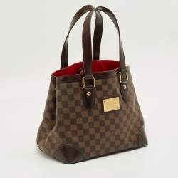 Pre Owned Louis Vuitton Damier Ebene Canvas Hampstead PM Bag