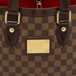 Pre Owned Louis Vuitton Damier Ebene Canvas Hampstead PM Bag