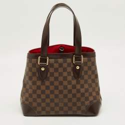 Pre Owned Louis Vuitton Damier Ebene Canvas Hampstead PM Bag