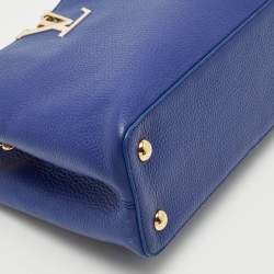 مملوكة مسبقًا Louis Vuitton Blue Taurillon Leather Capucines MM Bag