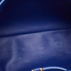 مملوكة مسبقًا Louis Vuitton Blue Taurillon Leather Capucines MM Bag