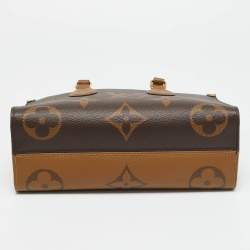 Pre Owned Louis Vuitton Monogram Giant Reverse Canvas Onthego East West Bag