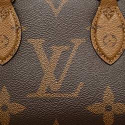 Pre Owned Louis Vuitton Monogram Giant Reverse Canvas Onthego East West Bag