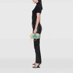 Pre Owned Louis Vuitton White Monogram Prism Pochette Volga