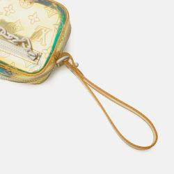 Pre Owned Louis Vuitton White Monogram Prism Pochette Volga