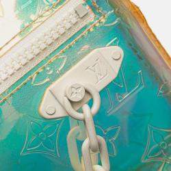 Pre Owned Louis Vuitton White Monogram Prism Pochette Volga