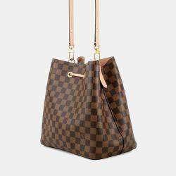 Pre Owned Louis Vuitton Neonoe Venus Damier Ebene Canvas