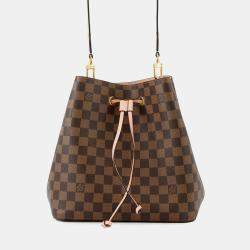 Pre Owned Louis Vuitton Neonoe Venus Damier Ebene Canvas