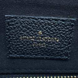 Pre Owned Louis Vuitton Georges Noir Monogram Empreinte Leather Size Mm