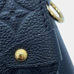 Pre Owned Louis Vuitton Georges Noir Monogram Empreinte Leather Size Mm