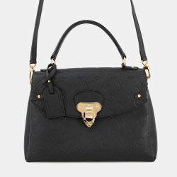 Pre Owned Louis Vuitton Georges Noir Monogram Empreinte Leather Size Mm